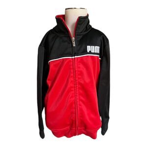 Youth Boys Puma Sports Lifestyle Full Zip Track Jacket - Sz XS 4